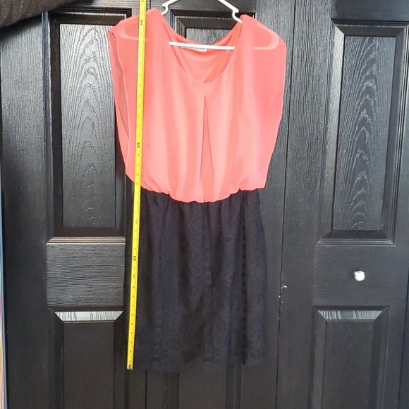 Maurices peach and black dress - Picture 4 of 5